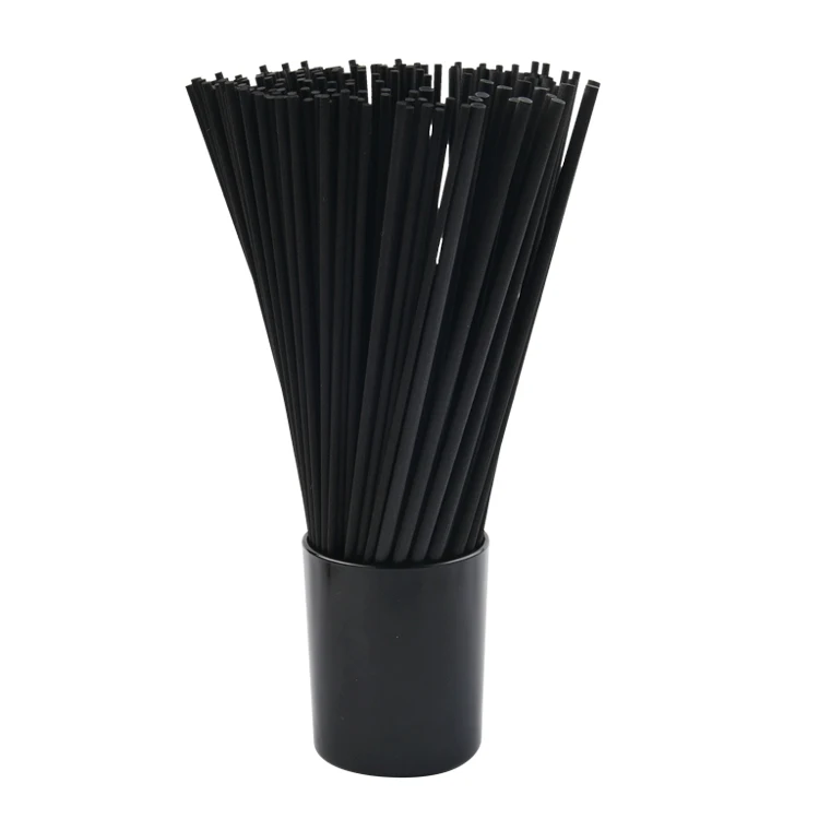 3mmD 25cmL 100% Polyester Plastic Material White Or Black Fiber Stick