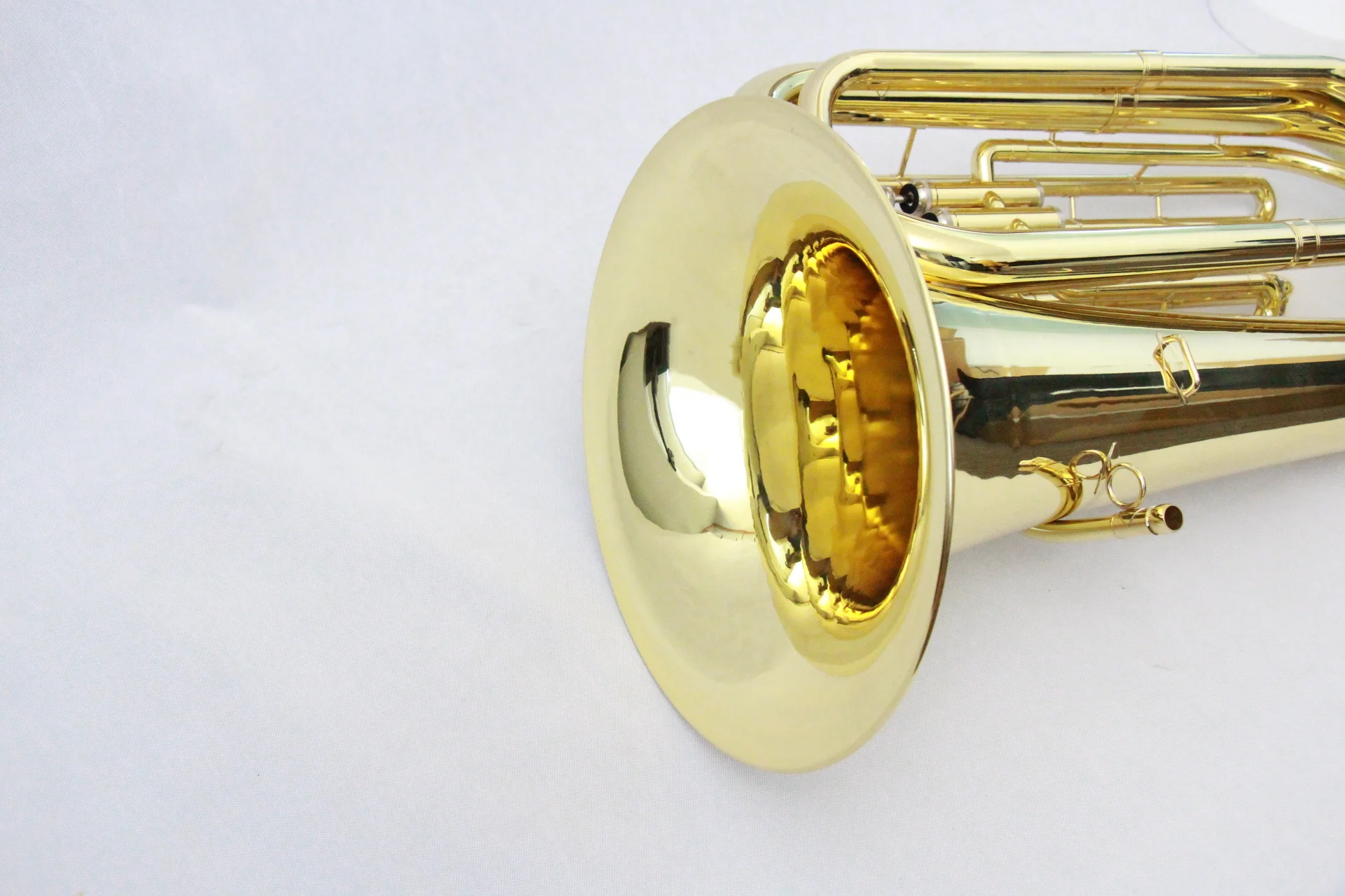 Tuba Instrument Brass Body B Flat Tuba Music for Beginners