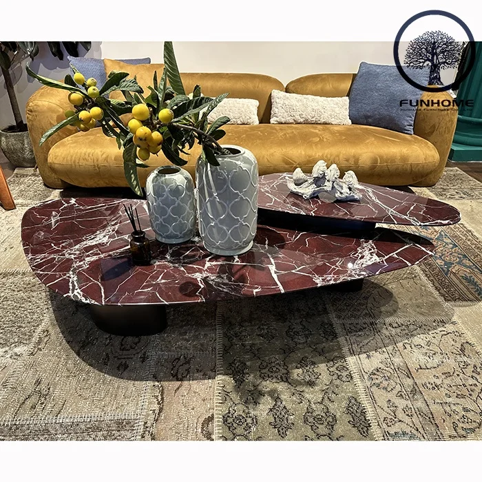 Best Selling Modern Coffee Table Luxury Natural Stone marble Coffee Tables For Home