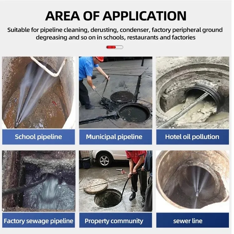 lifan brand engine Professional Toilet  Pipe Sewer Cleaner15 HP   Petrol Portable Gasoline High Pressure Washer  drain cleaner