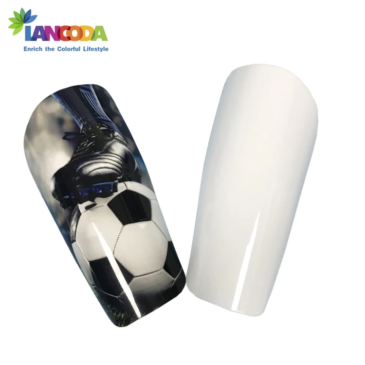 Kids White Small Sublimation Blank Shin Guards