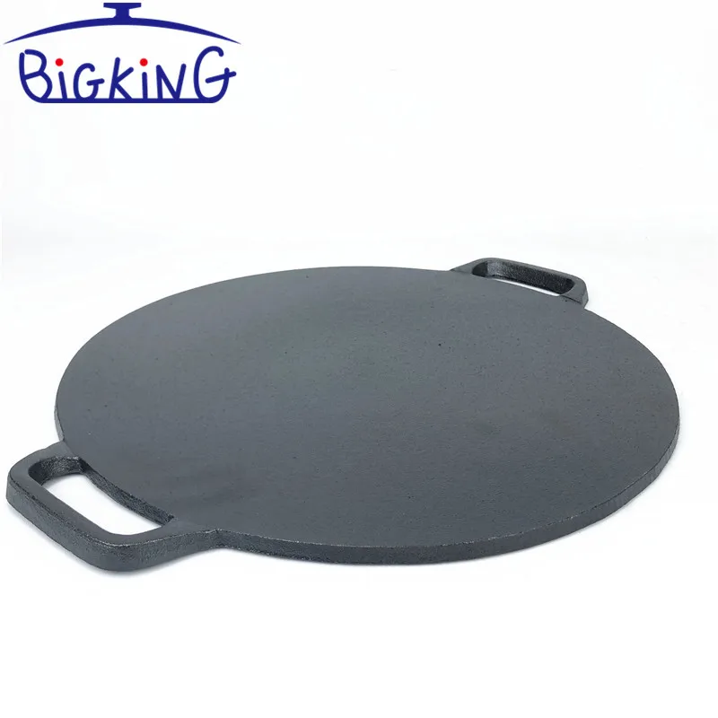Chinese Cookware Sets Manufacturer Cast Iron Pizza Pan Round 34cm