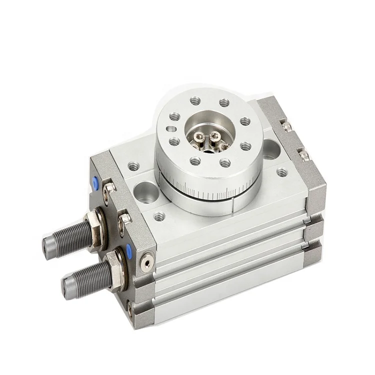 MSQB HRQ Series SMC Type Compact Thin 90 180 Degree Rack Pinion Actuato Swing Solid Rotating Rotary Table Air Pneumatic Cylinder