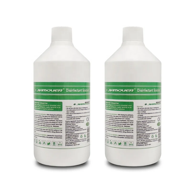 
JIAMOVER hypochlorous acid disinfectant 500ML food-grade orally non-toxic high quality chlorine solution economic packaging 