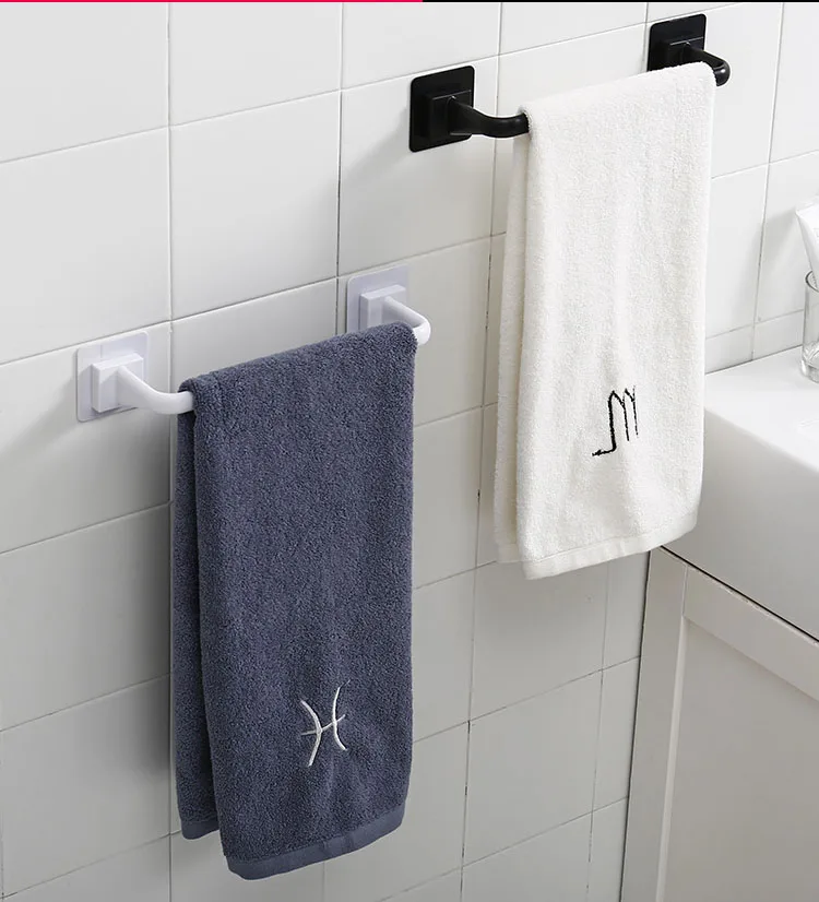 Nordic simple towel rack, bathroom single bar towel rack