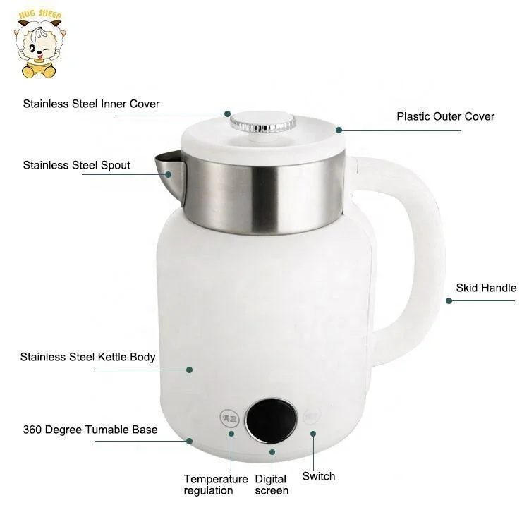 NEW ORIGINAL Electric Kettles 220V 1.5L With Keep Warm Function Optional
