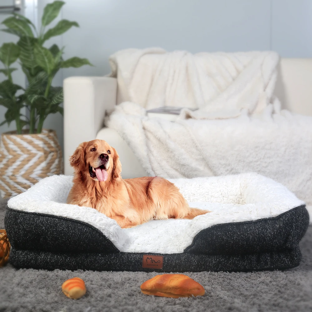 Ортопедическая кровать для собак больших моющийся диван с эффектом памяти