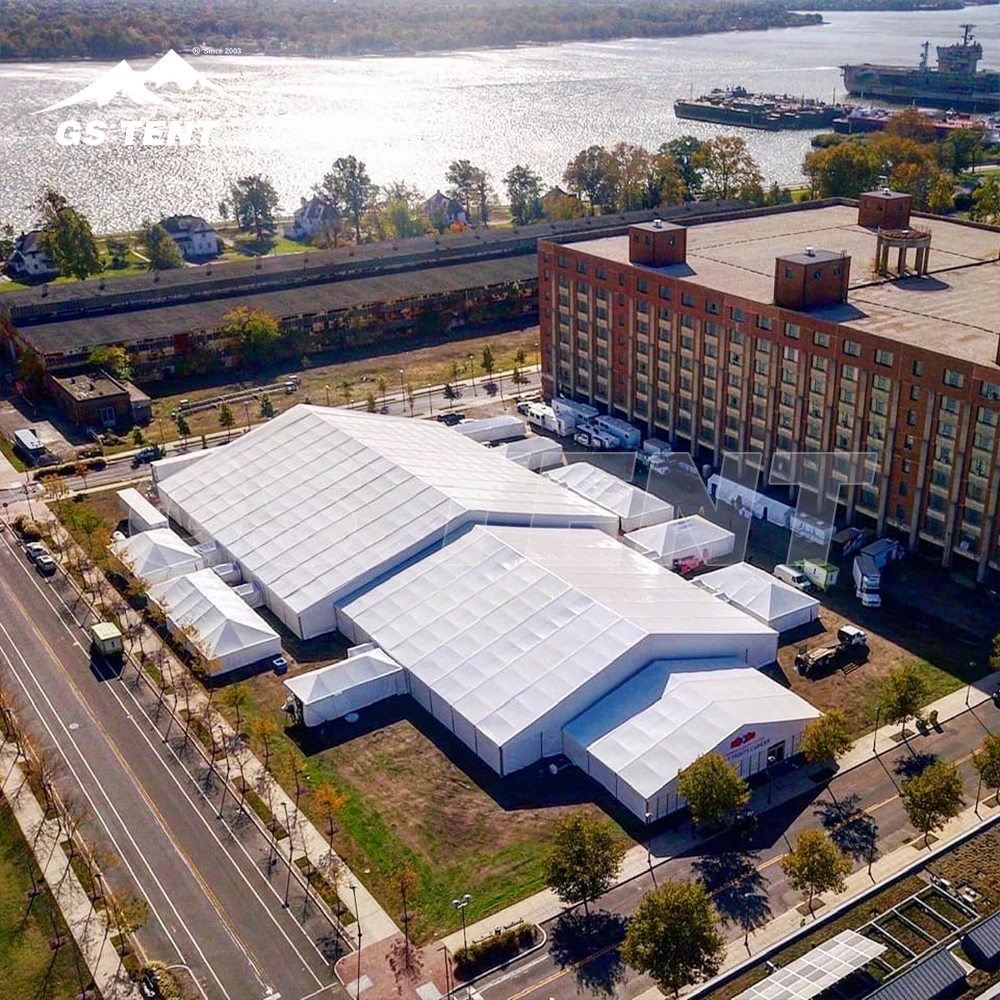 20x50M Large Wedding Party German Canopy prefab House Marquee Event Tents Malaysia Interior decoration with Air Conditioner