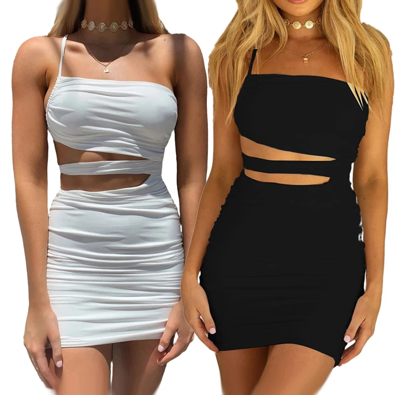 2022 New Arrivals Y2K Casual Elegant Sleeveless Bodycon Dresses Women Summer Dress