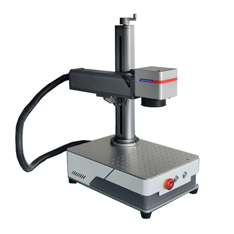 Business cards pens name plates dog tag jewelry fiber laser marking machine 20 watt