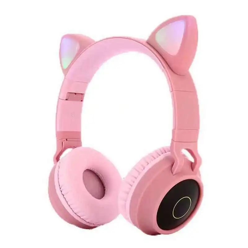 Durable Using Lovely Cute Cat Headphones Wireless Cheap Wireless Headphones With Mic