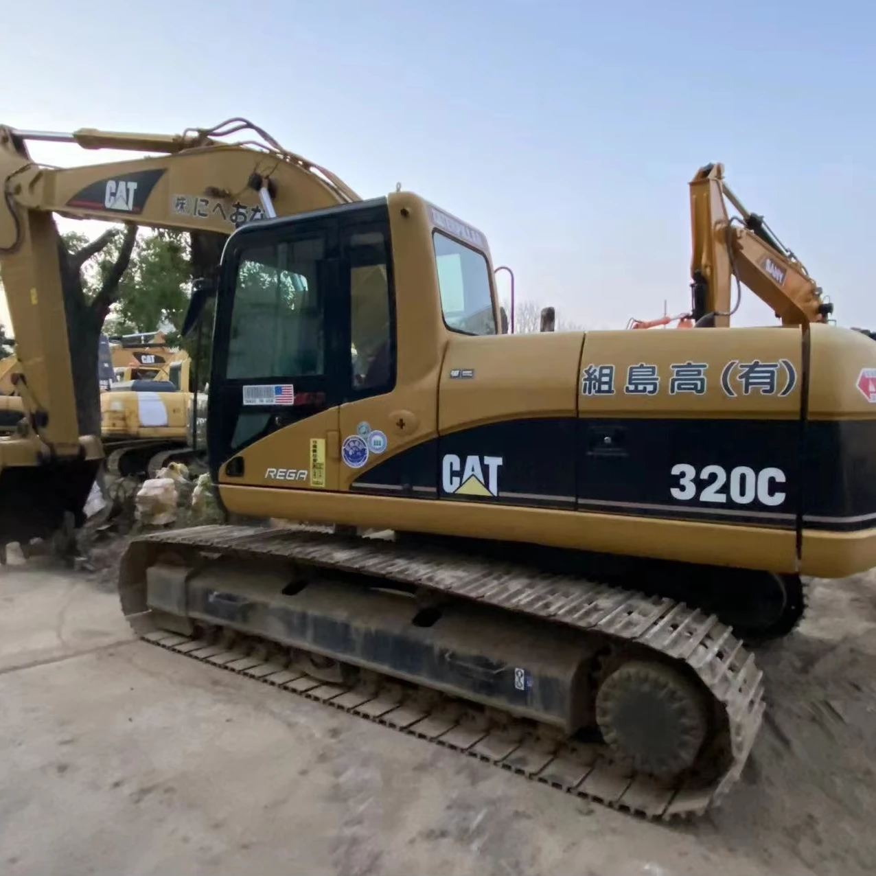 Идеальное состояние Лидер продаж 20 тонн сделано в Японии экскаватор cat Caterpillar CAT320C
