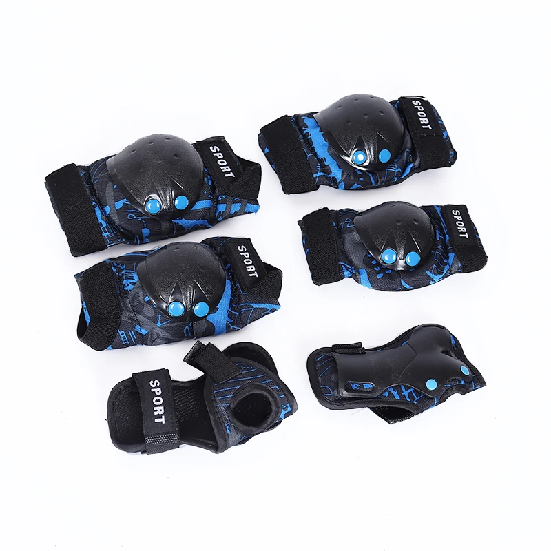 Sport Protective Equipment Black+blue Biking Volleyball Knee Pads For Arthritis