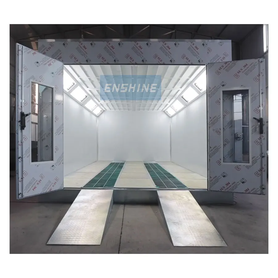 Hot sale electric or diesel spray booth/spray booth control panel diesel burner with CE certification