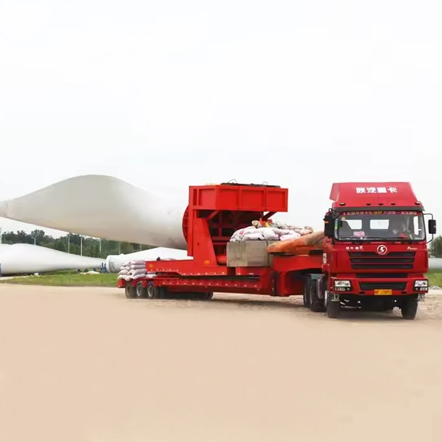 Affordable Wind Power Energy Transport Trailer Hydraulic Steering Wind Blade Trurbine Trailer for Mountain Blade Transport