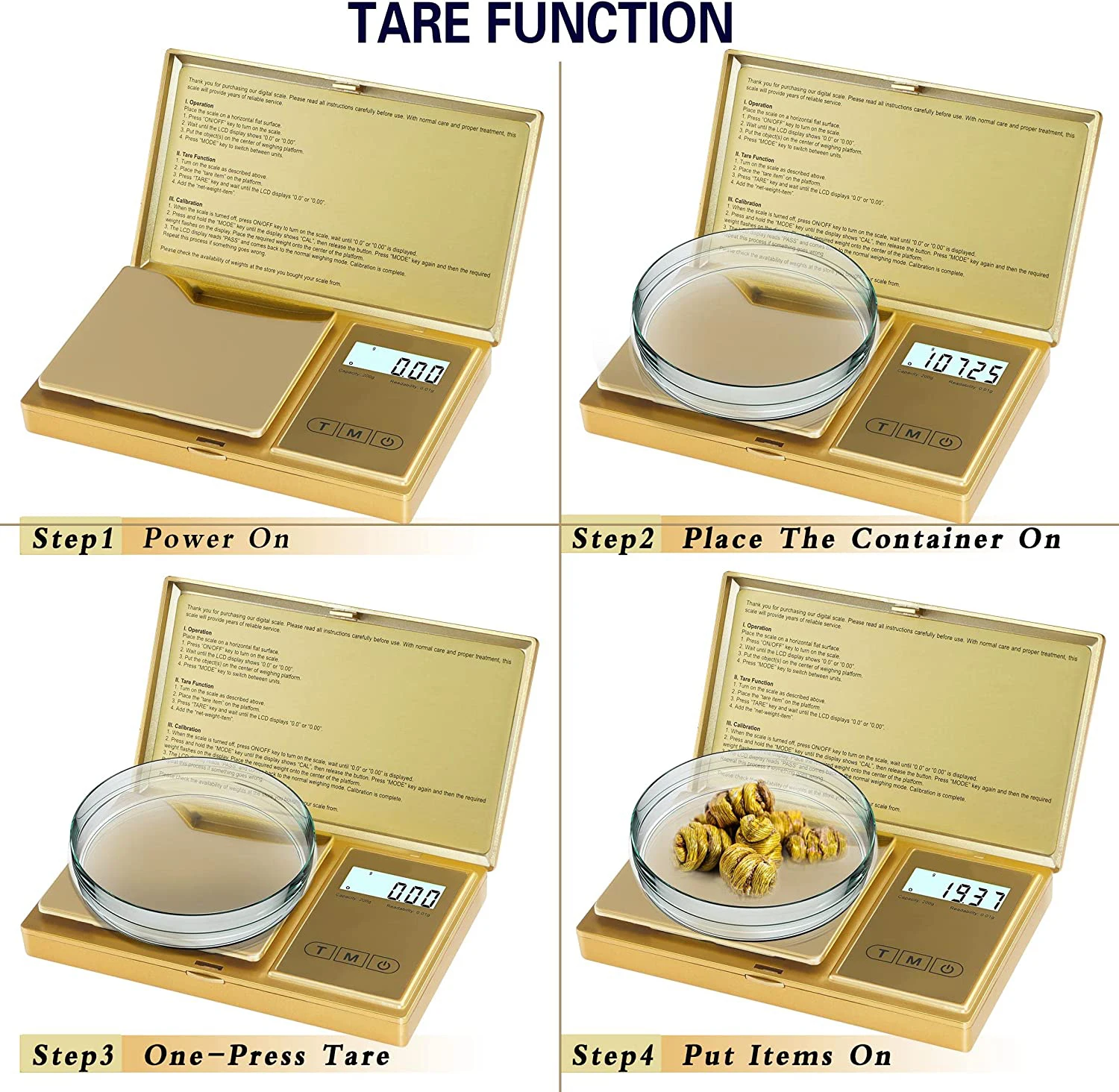 Карманные весы 0 001 г точные цифровые электронные золотые ювелирные изделия карат Алмазный баланс мини-мг портативные для взвешивания