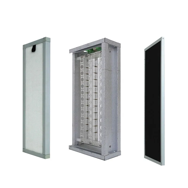 Household central air microchannel electrostatic purifier dust filter