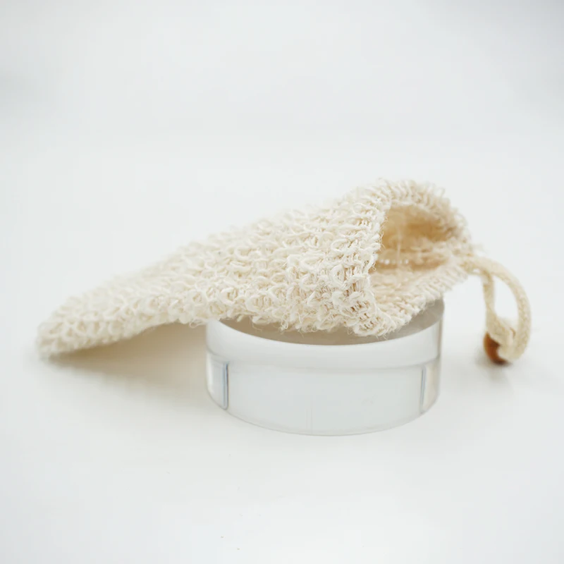Loofah Soap Mesh Net Bag Eco Friendly Natural Loofah Mesh bath sponge bag Exfoliating Sisal Soap Packing Saver Bag