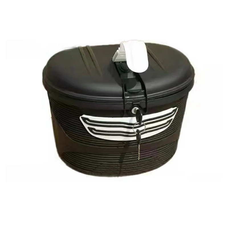 Bicycle Accessories PP Plastic Electric Bike Front Hanging Bicycle Basket Strong Front 26 Inch Bike Basket Foldable Basket