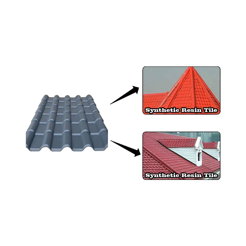 High quality building materials roof synthetic resin tile for shopping malls