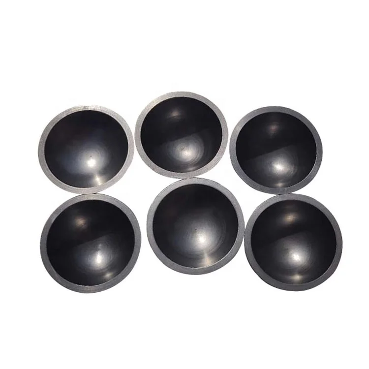 1.68-1.91 g/cm3 density corrosion resistance 1-3kg high purity casting graphite crucible pot