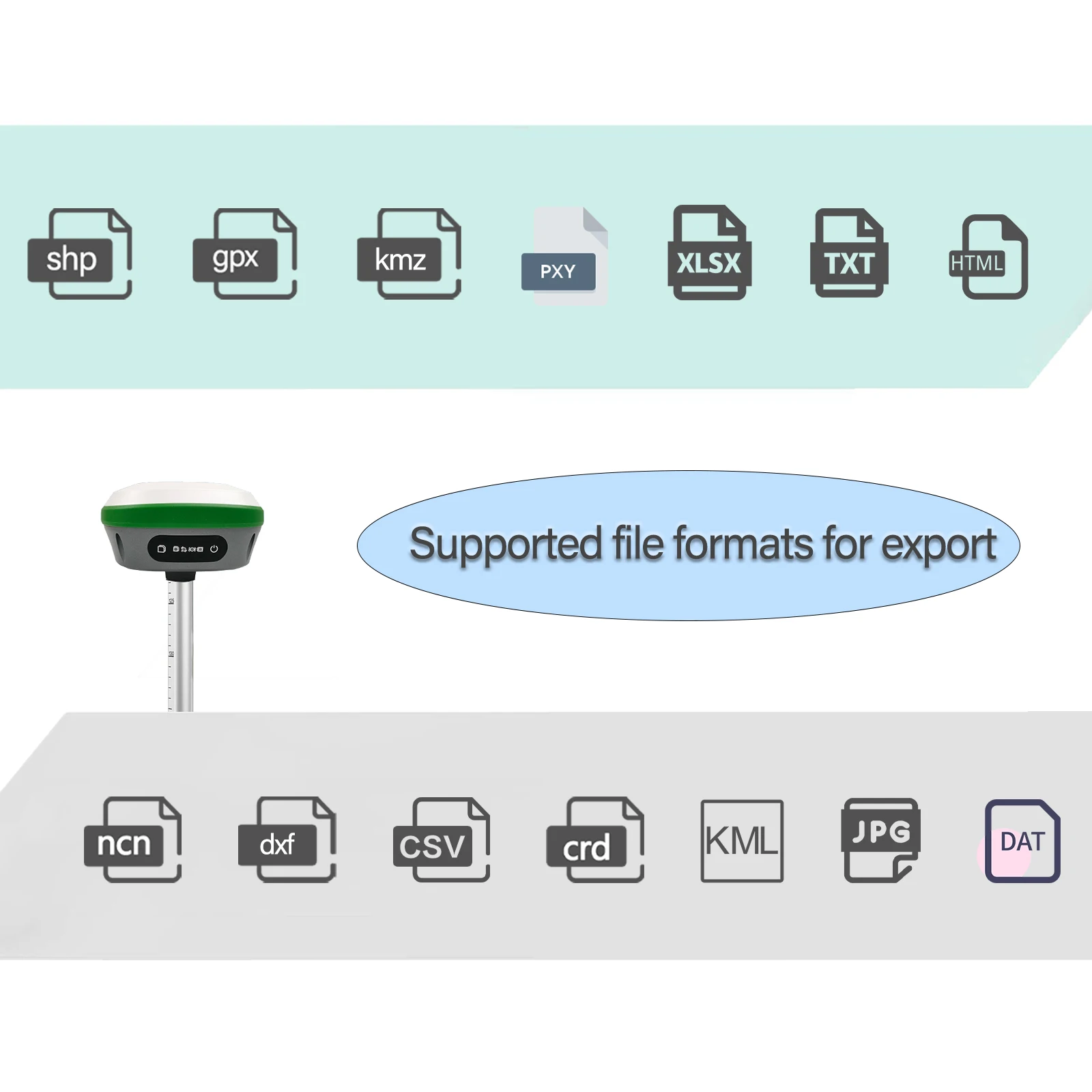 R26 GNSS RTK GPS International Surveying Instrument Base Station and Rover