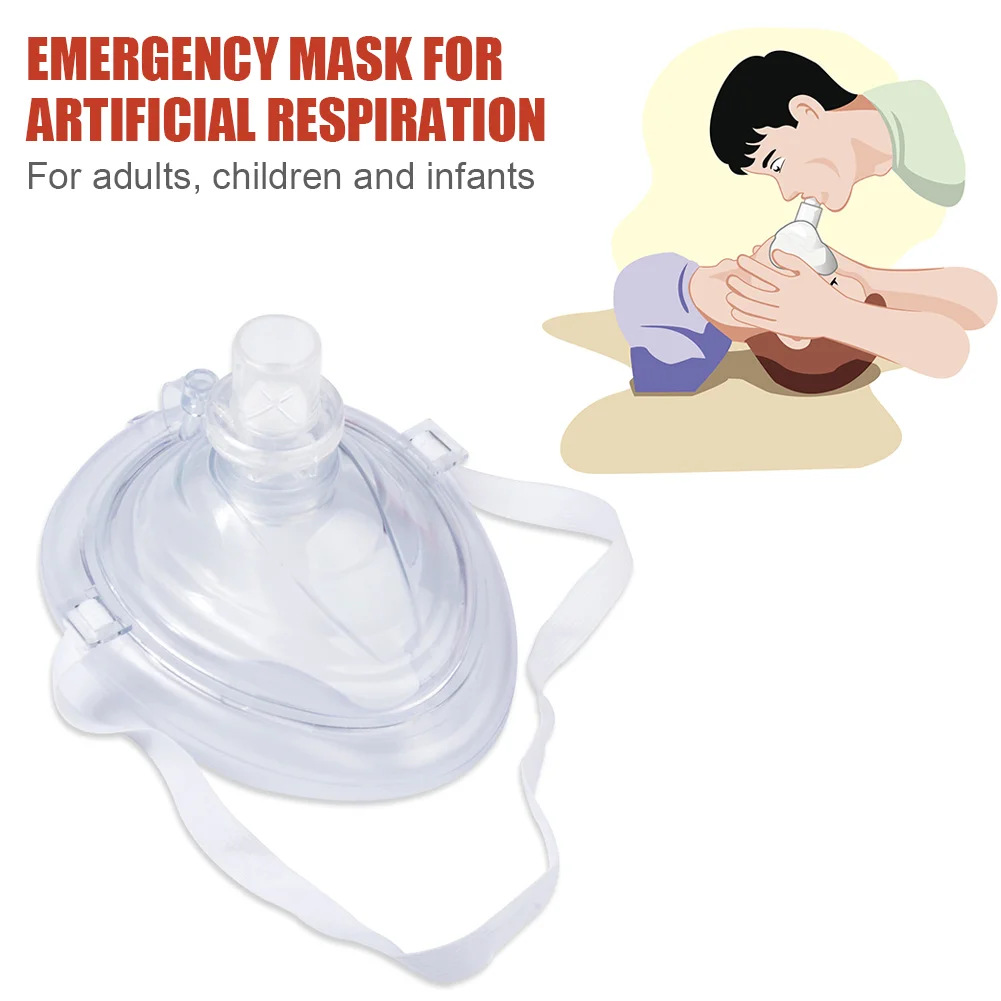 Risenmed factory customized cpr resuscitation mask pvc cpr resuscitator breathing equipment bag with 2 way valve