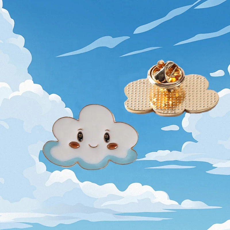 YHG Design Logo Customized Labels School Uniform Metal Zinc Alloy Iron Enamel Pin Badge for Clothes Coat