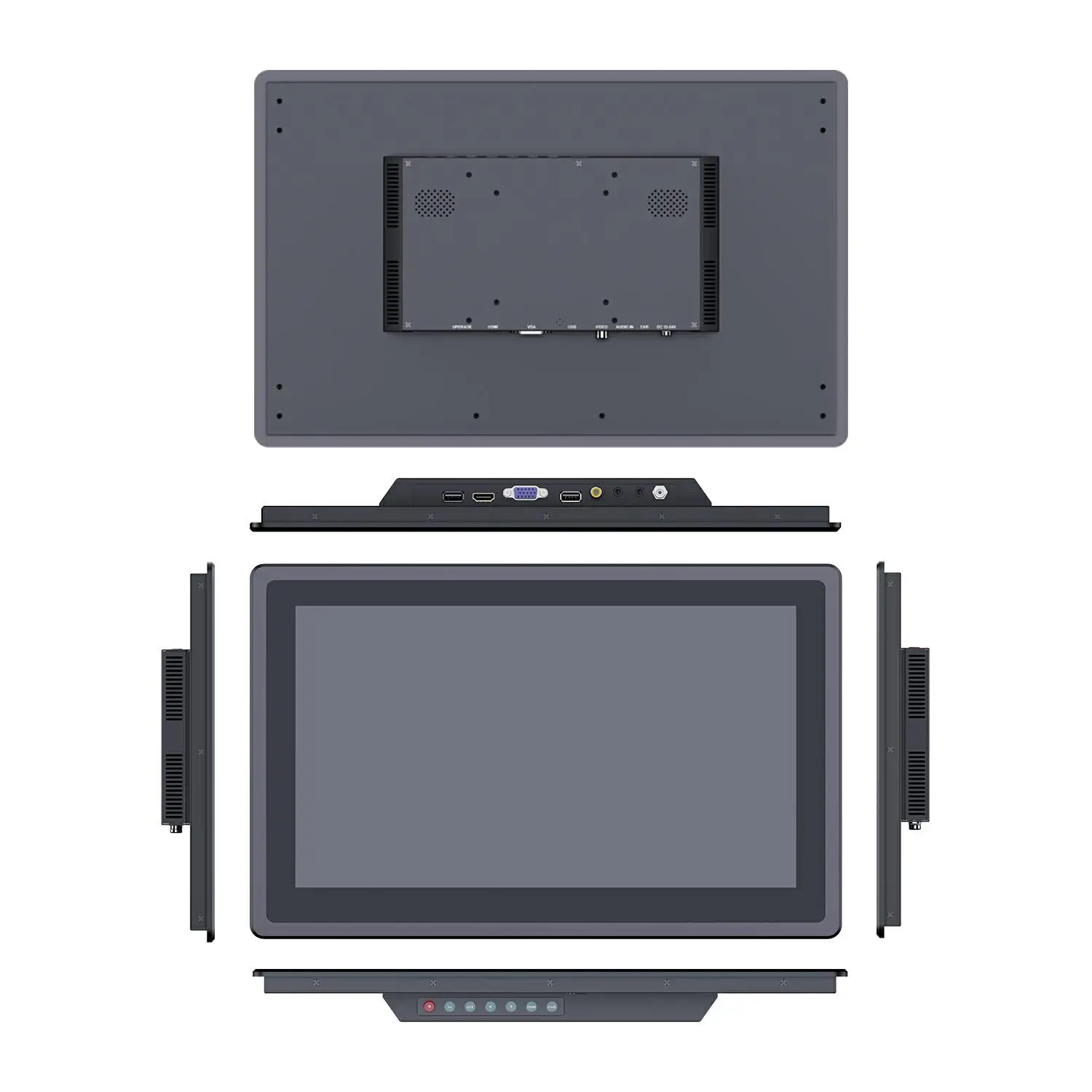 Lilliput 15 6 дюймовый FHD емкостный сенсорный монитор с 1000 нит яркость 4K HDMI для промышленного использования HMI