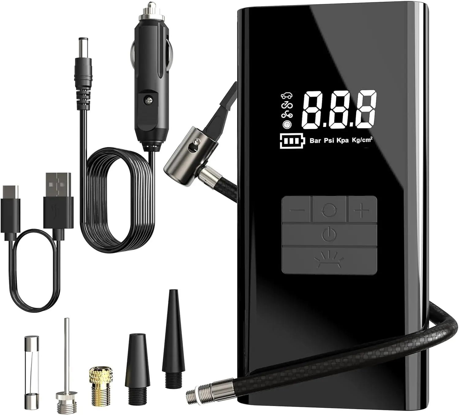 HF-JN058SH Portable Emergency jump starter with inflator New 150PSI car jump starter power bank battery jump starter