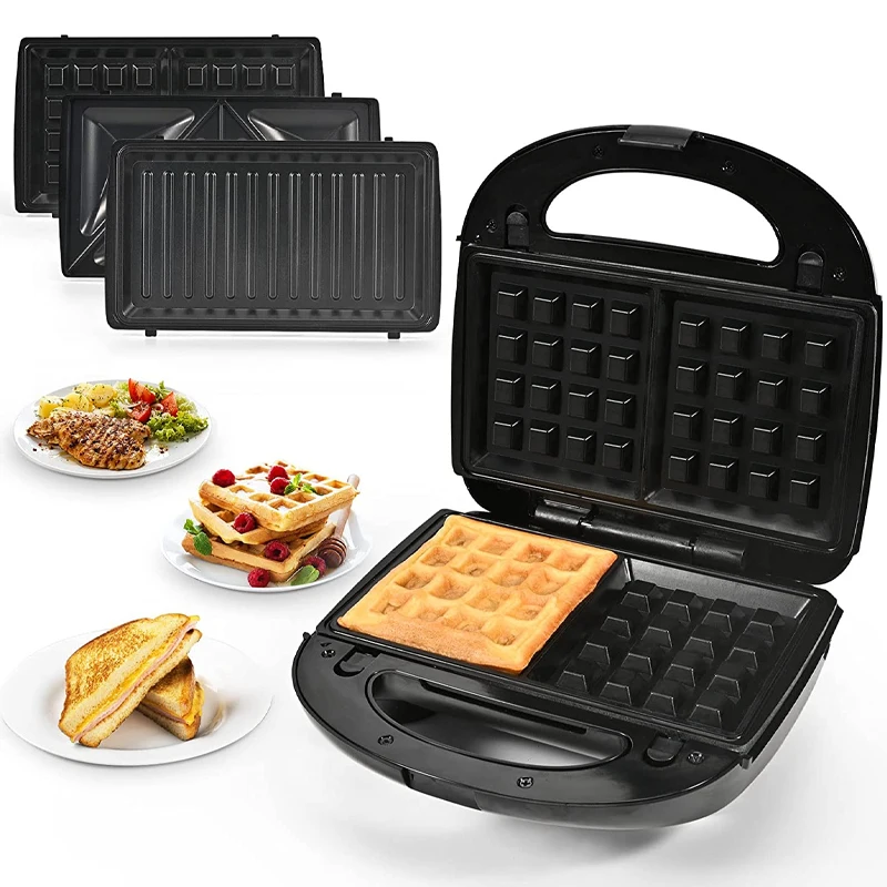 30 Off Non-stick Plates Waffles Breakfast Snack Maker Machine Electric Mini Waffle maker