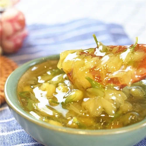 Бесплатный образец поддержки вкусные цветы жасминовый чай Джем Ароматный Жасминовый соус джем