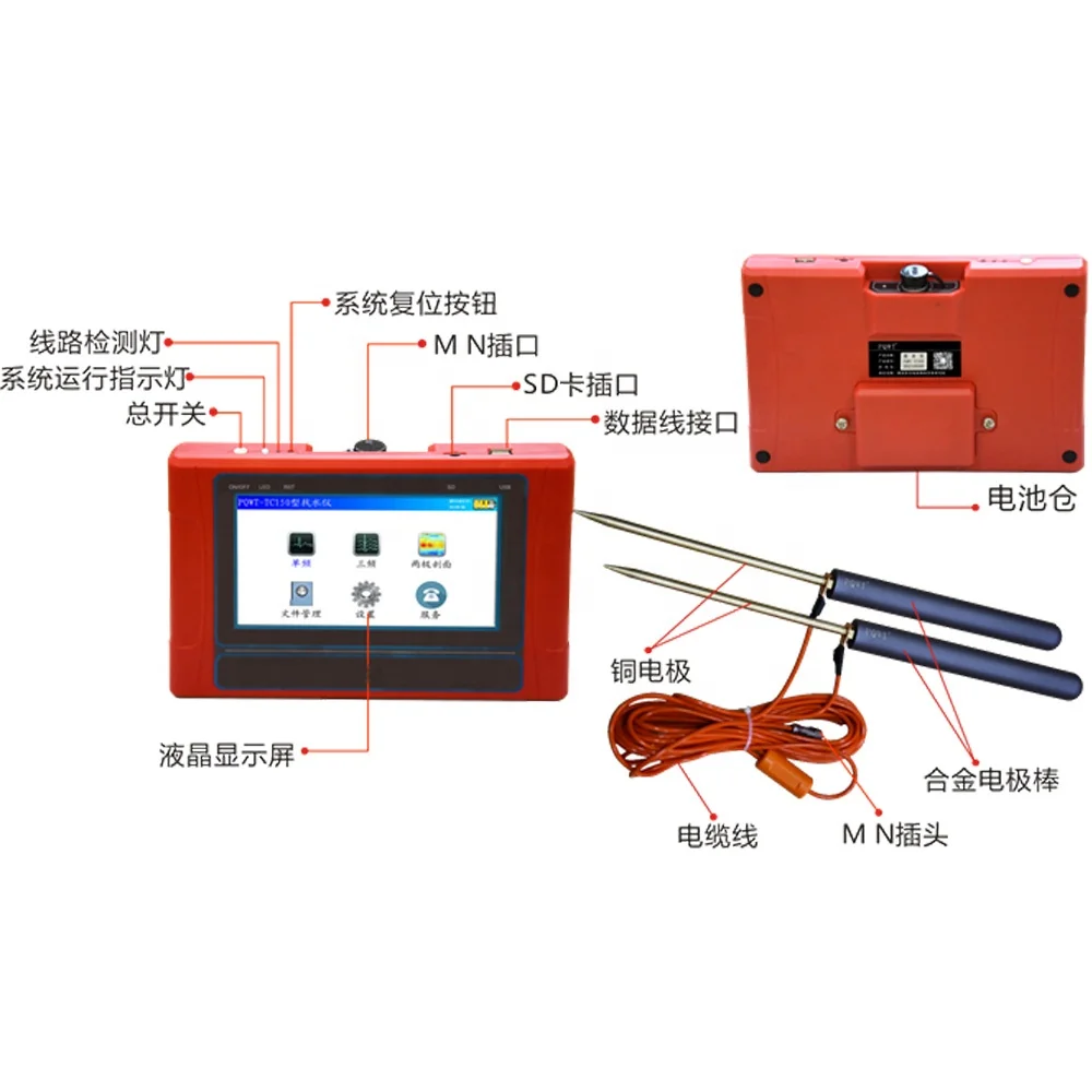 Hot Sale PQWT-L5000  Water Leak Detector For Wall And Floor 50cm