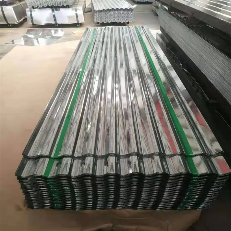 0.19-0.7mm thick aluminum roofing Zinc coated galvanized corrugated steel sheet