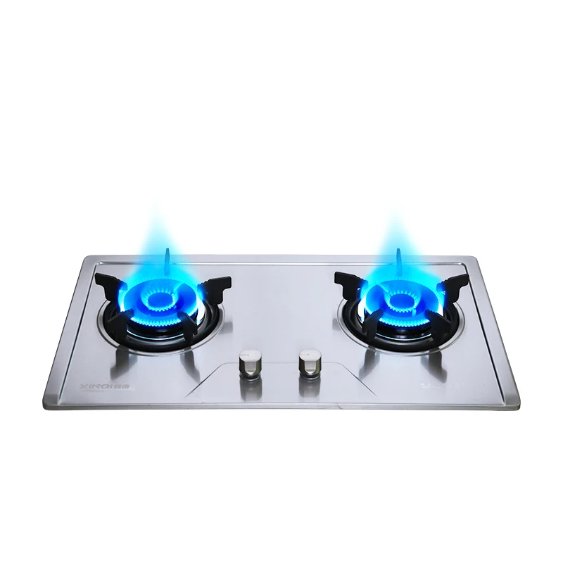 Household stainless steel built-in cooker stove with safety device gas hob burner