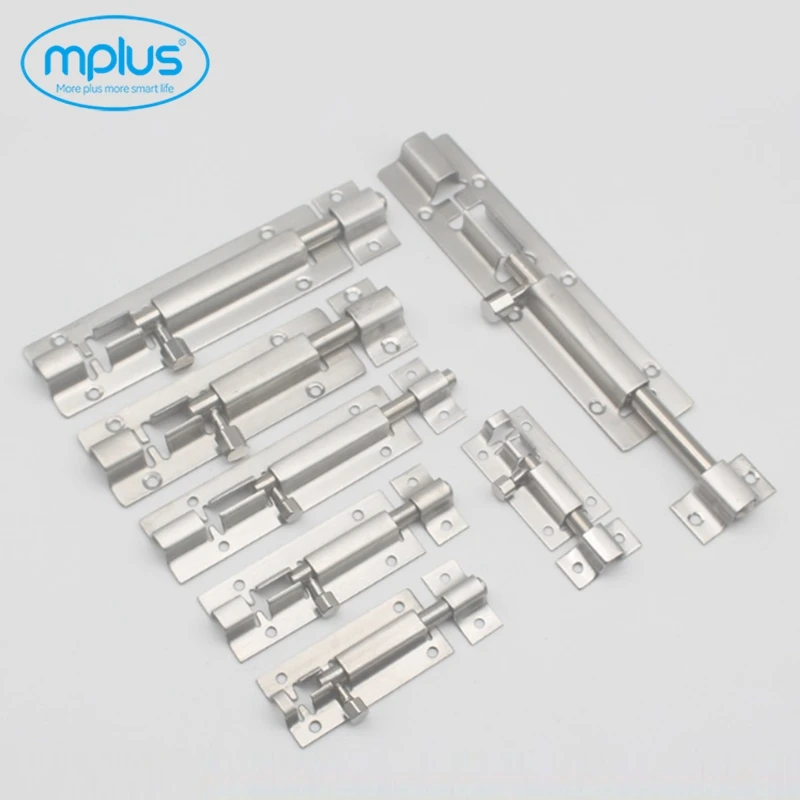 High quality hotel Stainless Steel door latch SS window lock barrel bolt pin tower bolt sliding door bolt lock