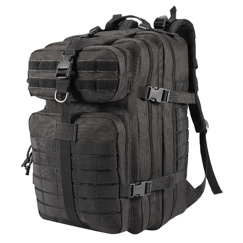 Outdoor Waterproof Training Rucksack Bag MOLLE Assault Pack Mochila Tactico Black Tactical Backpack Rucksack Hiking Mochilas