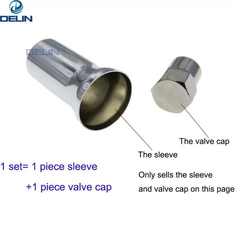 tpms valve stem sleeves and valve caps for TPMS20008