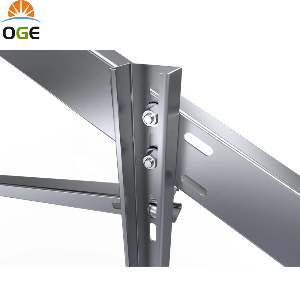 Solar Mounting System / Solar Roof Mounting Triangle Bracket Flat Roof Ballast Pitched Roof Car Parking Shed