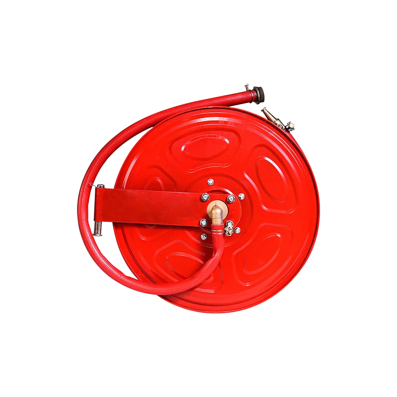 Fire hose reels for fire extinguishers