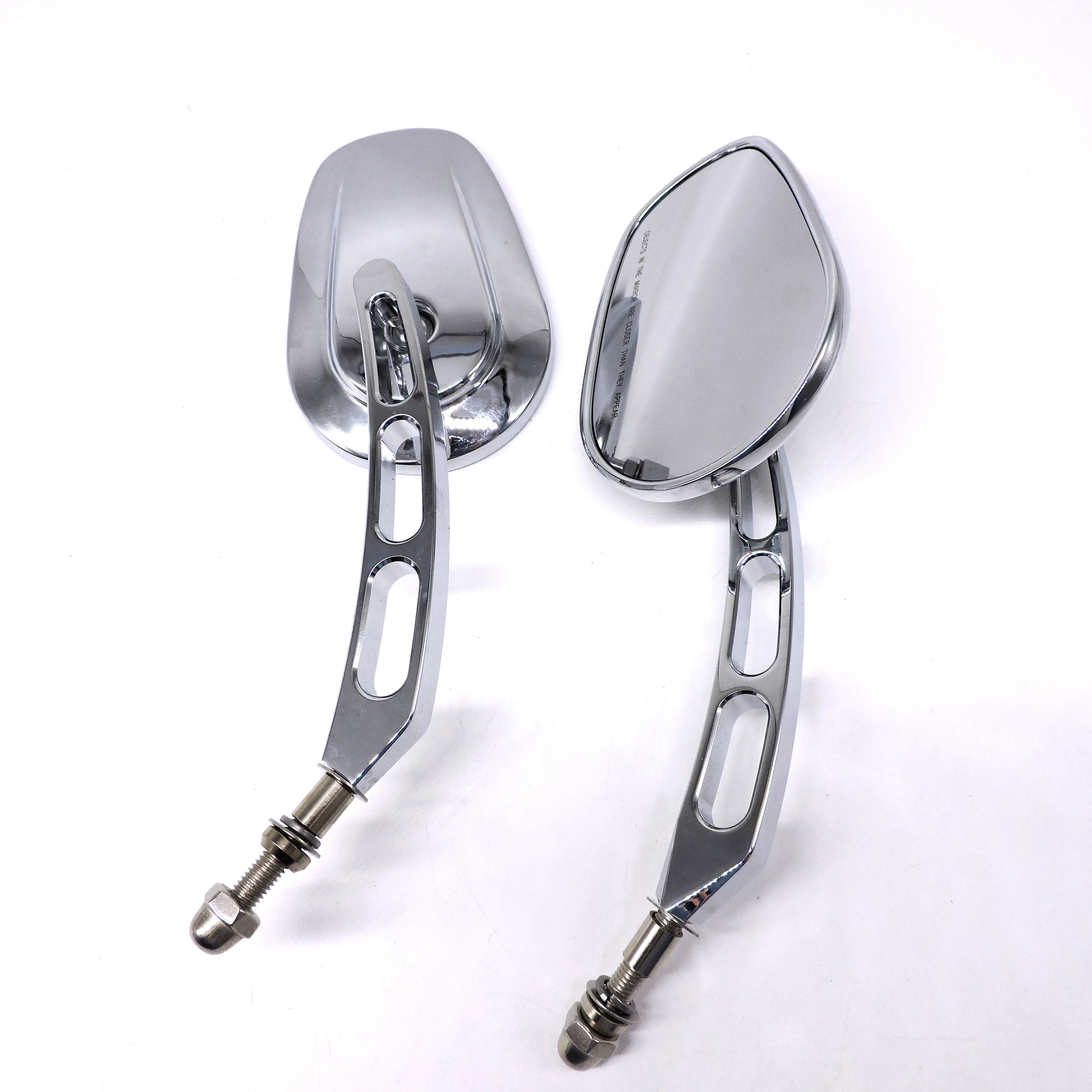 REALZION Motorcycle Iron Rear View Mirrors For Harley XL 1200L XL 883 XL 883L Sportster