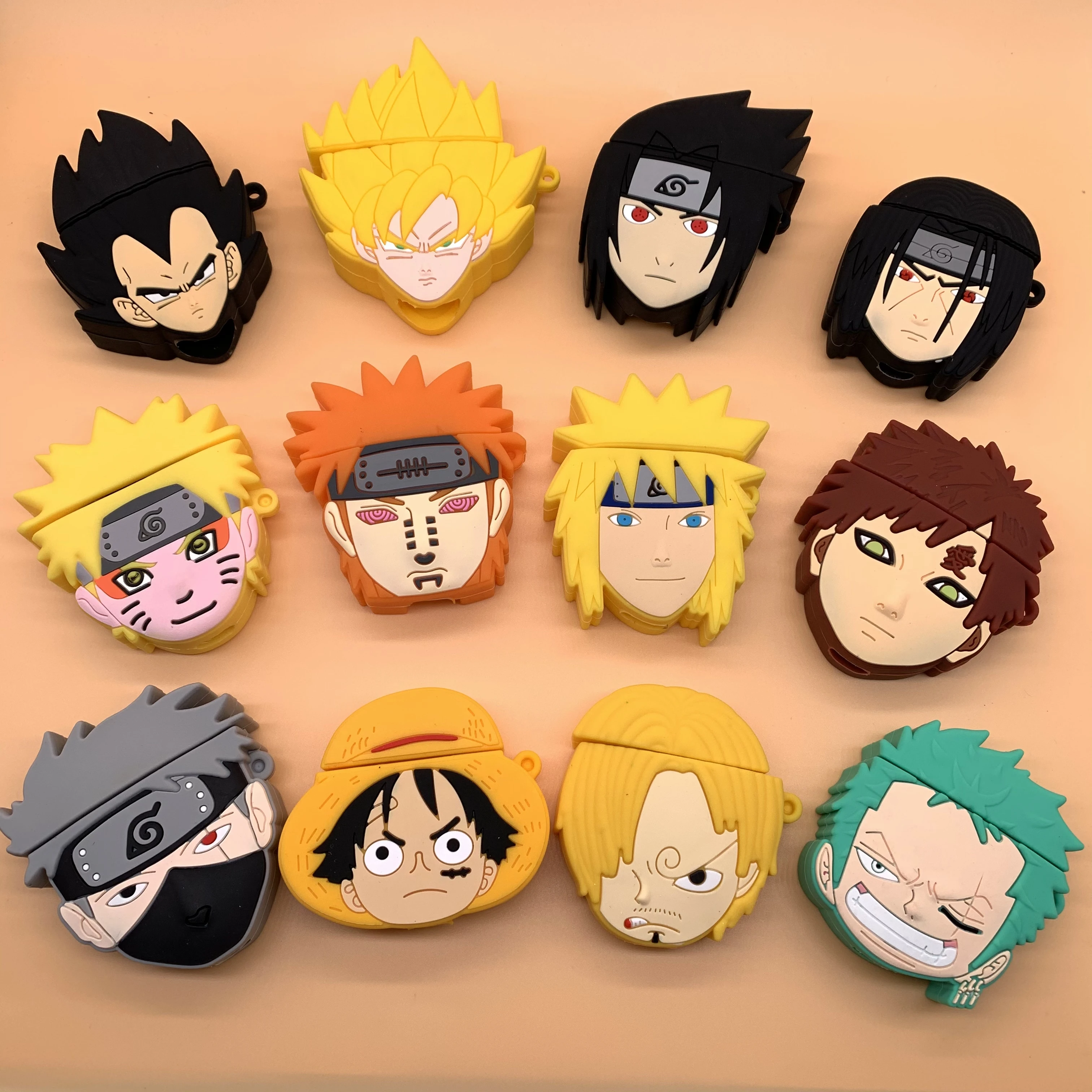 Чехол с полным героем Goku Vegeta Gaara Sasuke Luffy для Airpod Apple AirPods 1