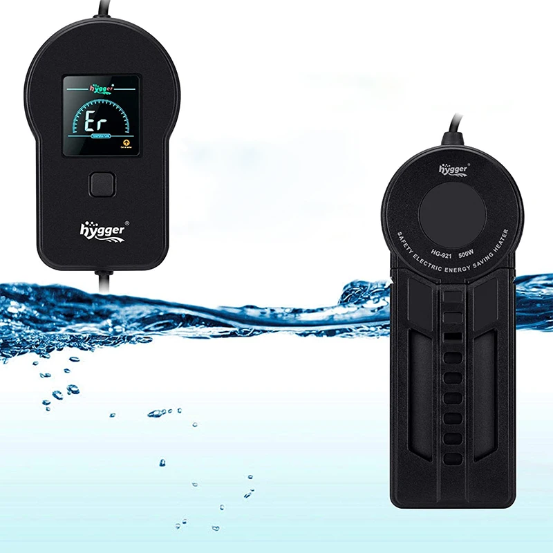 Hygger Fish Tank Aquarium Heater LED Digital Display Temperature Premium Titanium  Waterproof Heater For Aquarium Fish Tank