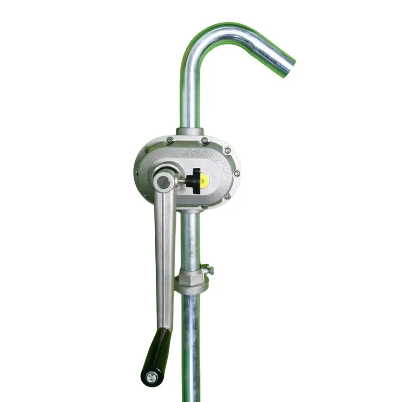 High Flow Aluminum Hand Operated Rotary Drum Barrel Pump