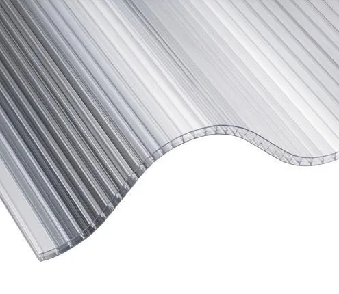 Awning corrugated polycarbonate transparent sheets pc roofing panels