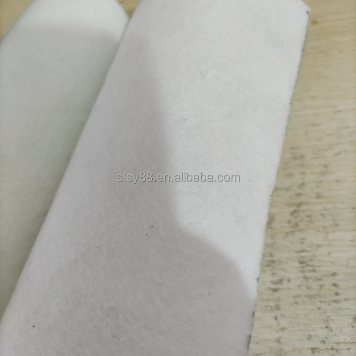 200g geotextile engineering fabric white permeable gardening moisturizing highway concrete short fiber non-woven geotextile