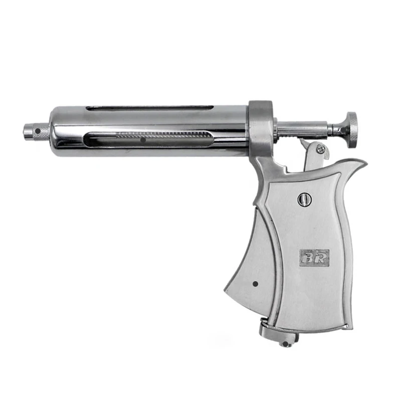 50ml semi-automatic adjustable continuous syringe veterinary syringe gun for poultry injection