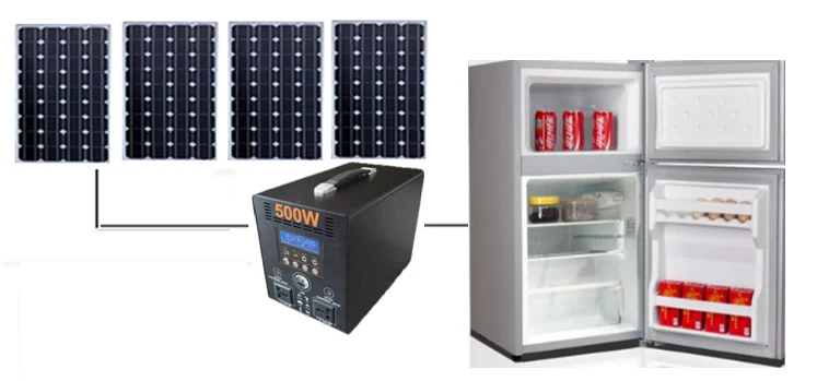 Ailan-J Solar Refrigerator with DC Energy Storage Eco-Friendly and Efficient fridge Equipped with 600W solar panel