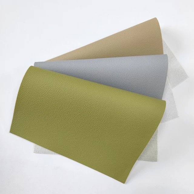 Cactus Plant Vegan Leather Anti Hydrolysis Bio Based Leather For Bags And Shoes PVC Furniture Leather