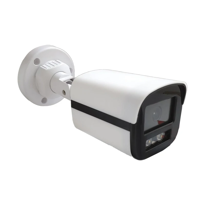 2MP 5MP hik colovu outdoor waterproof CCTV AHD TVI audio full color night vision camera warm light LED